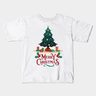 Wishing a Merry Christmas Kids T-Shirt